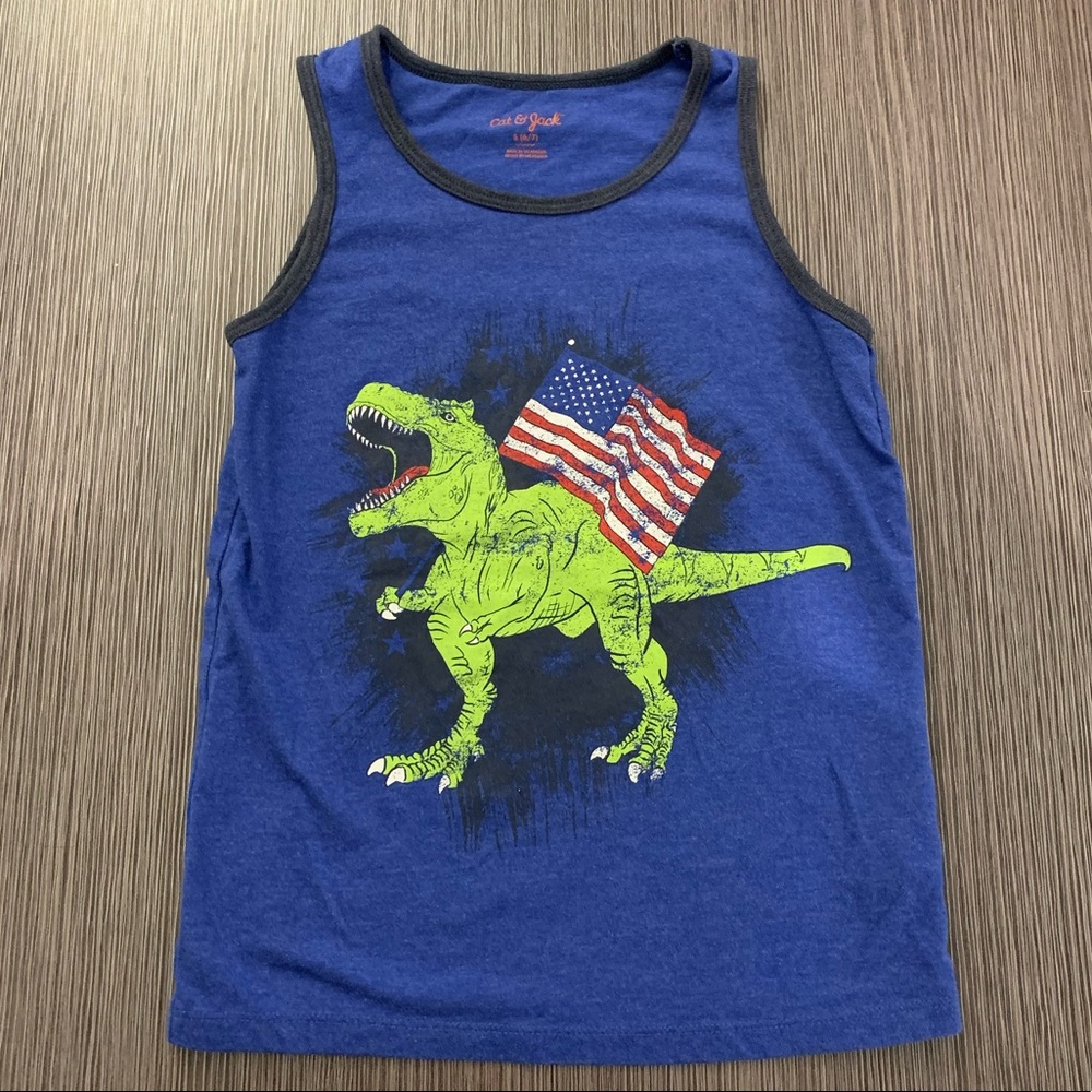 Boys Sleeveless Tank Top Graphic T-Shirt